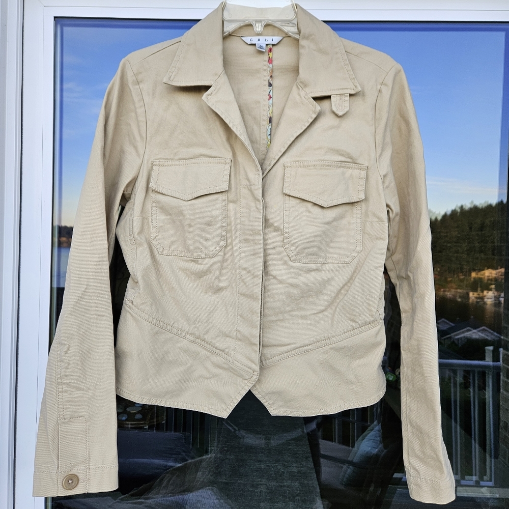 CAbi #892 Khaki Jacket M